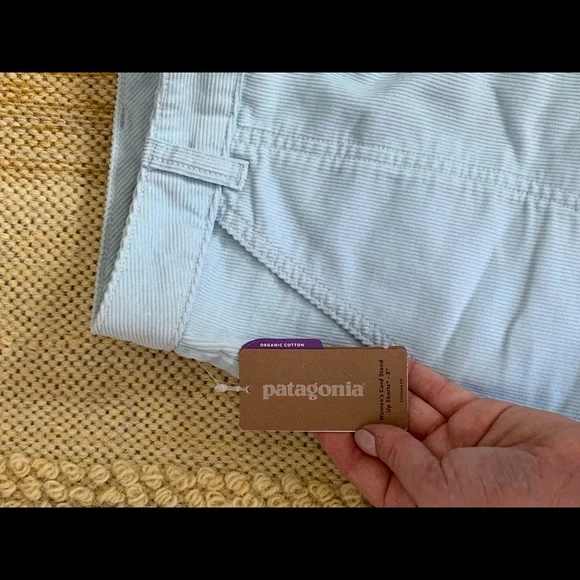 NWOT Patagonia Baby Blue Stand Up Corduroy Shorts - Picture 5 of 5
